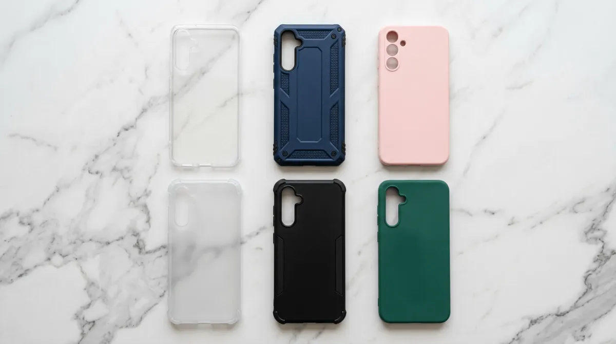 Perbandingan material softcase silicone, TPU dan liquid silicone untuk Galaxy A56