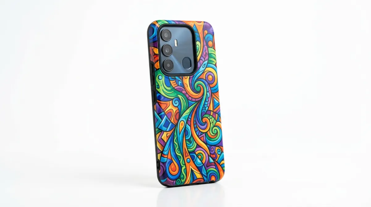 Softcase Tecno Spark 40 dengan desain custom premium