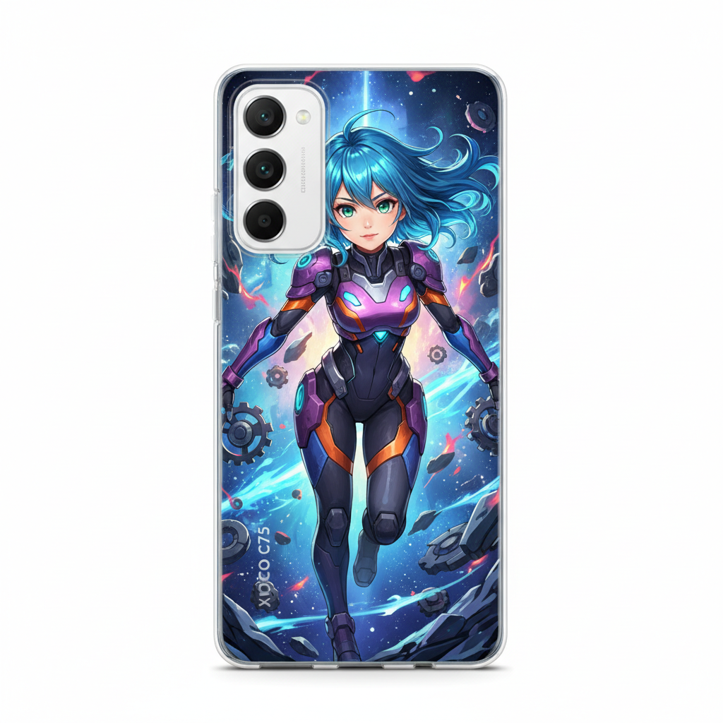 Case HP POCO C75 custom UV printing premium dari Cuztoom
