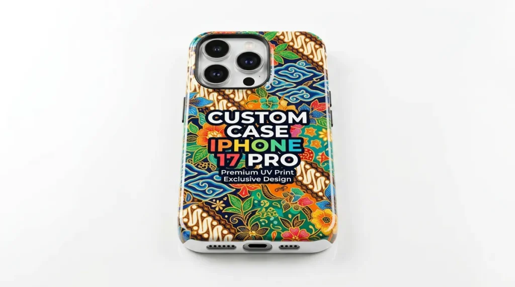 Custom Case iPhone 17 Pro | Desain Bebas, Cetak UV Premium – Cuztoom